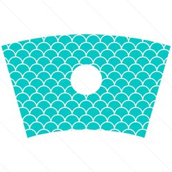 starbucks mermaid full wrap cup svg files by cricut