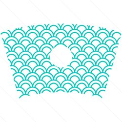 mermaid starbucks full wrap cup svg files for cricut