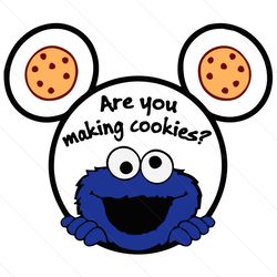 cookie monster are you making cookies the muppets svg cutting files by cricut