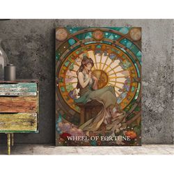 wheel of fortune - tarot card print -