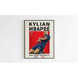 kylian mbappe psg poster, kylian mbappe psg, mbappe
