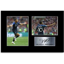 kylian mbappe signed printed gifts autograph poster for