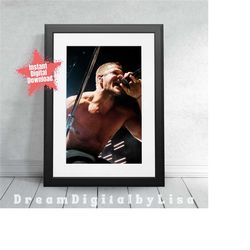 dan reynolds poster print, imagine dragons printable art, downloadable digital print, dan reynolds instant gift, printab