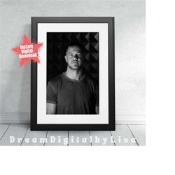 dan reynolds poster print, downloadable digital print, poster print for imagine dragons fans, dan reynolds instant gift,