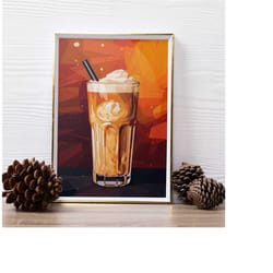 french cafe coffee print, retro drink poster, coffee art poster, un cafe sil vous plait, kitchen decor, coffee lover pri