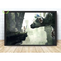 the last guardian anime poster, canvas wall art