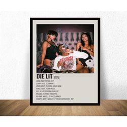 die lit playboi carti music poster canvas wall