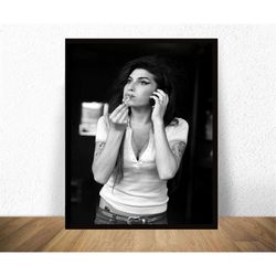 amy winehouse music poster canvas wall art painting