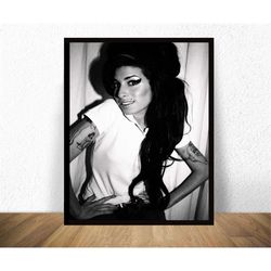 amy winehouse poster canvas wall art painting print,no
