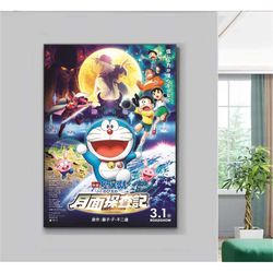 doraemon,anime poster, manga poster,painting art,tv poster wall art