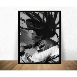bob marley music poster canvas wall art painting