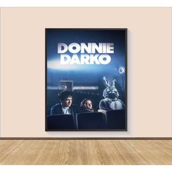 donnie darko (2001) movie poster print, canvas wall
