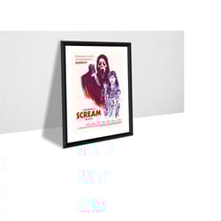 scream - movie poster no.2 - 1996 canvas poster, wall art, wall decor, canvas print, room decor, home decor, movie poste