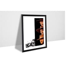 the good, the bad, the ugly movie poster canvas print, wall art, wall decor, canvas print, room decor, home decor, movie