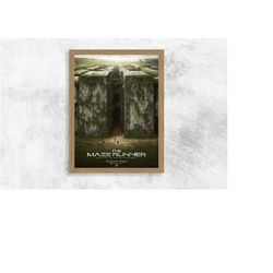 the maze runner poster framed | newt poster | dylan o'brien poster | framed high quality wall art decor/home decoration
