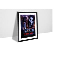scream - movie poster wall art no.3 - 1996 canvas poster, wall art, wall decor, canvas print, room decor, home decor, mo
