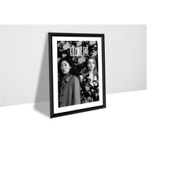 killing eve - tv series poster no.10 - 2018 canvas poster, wall art, wall decor, canvas print, room decor, home decor, m