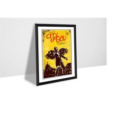 city of god - movie poster no.2 - 2002 canvas poster, wall art, wall decor, canvas print, room decor, home decor, movie