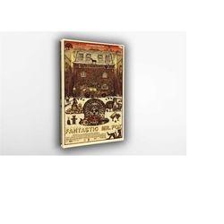 fantastic mr fox movie poster | george clooney print | canvas high quality wall art decor/home decoration poster or canv