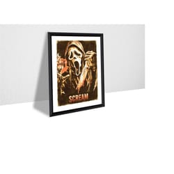 scream - movie poster no.7 - 1996 canvas poster, wall art, wall decor, canvas print, room decor, home decor, movie poste