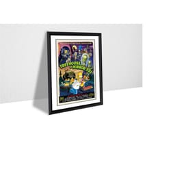 the simpsons treehouse of horror 16 wall art - 2005 canvas poster, wall art, wall decor, canvas print, room decor, home