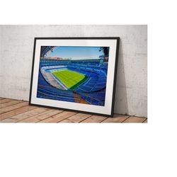santiago bernabeu poster real madrid, poster framed room decor, home decor, movie poster for gift, ready to hang