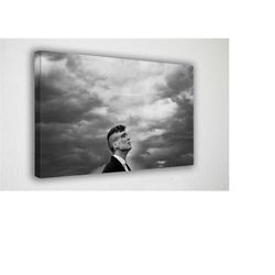 thomas shelby poster canvas wall art print wall decor, canvas print, room decor, home decor, movie poster for gift, read