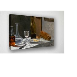 claude monet, still life, canvas print, room decor, home decor, movie poster for gift, ready to hang