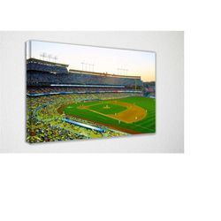 la dodgers stadium canvas wall art wall decor room decor, home decor, movie poster for gift ready to hang