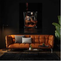 whiskey canvas wall art pop home decor poster
