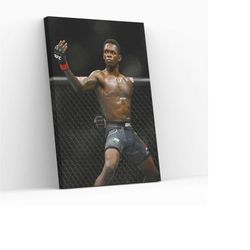 Israel Adesanya Martial Artist Canvas Wall Art Personalized Gift for Him Kids Room Decor Fine Art Photo Aesthetic Wall D