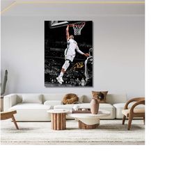 giannis print art,kids gift,giannis milwaukee canvas print,giannis antetokounmpo poster,giannis antetokounmpo canvas wal