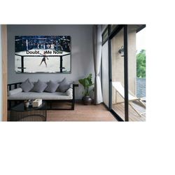 conor mcgregor doubt me now quote boxing sports poster conor mcgregorcanvas wall art,conor mcgregor wall decor,motivatio