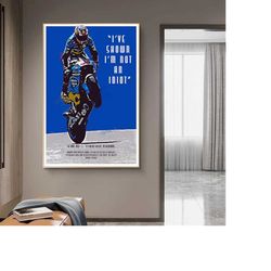263 4 motogp canvas, motorcycle painting, motorcycle poster, motorbike posters, yamaha poster, motorbike wall art, biker
