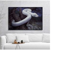 53 snake canvas - snake wall art - snake prints - snake artwork - snake painting - snake wall decor - room decor - repti