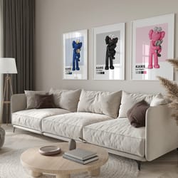 hypebeast figure fashion wall art - stylish hypebeast decor & posters for trendsetters - enhanced matte giclee print