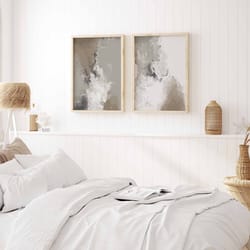 neutral printable gallery wall art set of 3 beige tan abstract posters modern living roombedroom decor brush strokes