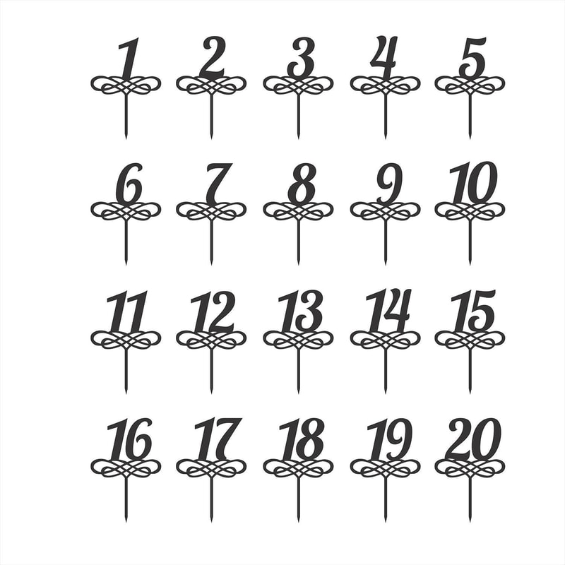 60 Happy Birthday Wedding Cake Topper Svg Bundle Cake Topper Svg Cake Topper Laser Cut Files Topper 4