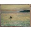 California sunset over the Pacific Ocean. Affordable Ocean painting for Home decor in the sea style.