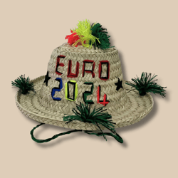 EURO 2024 Font | Custom Name Straw Hat | STRAW HAT | Sun Protection | Boys and Girls straw hat | Home Decoration |Sun