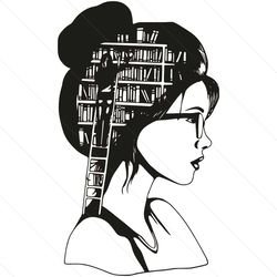 just a girl who loves books svg, trending svg, book girl svg, lady library svg, book lover svg, one more chapter, readin