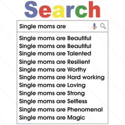search single moms are beautiful educated talented svg, mother day svg, single mom svg, beautiful mom svg, educated mom