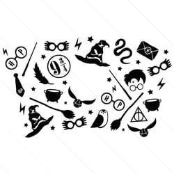 magic starbucks cup svg, trending svg, harry potter starbucks, wizard starbucks, harry potter svg, starbucks wizard, sta