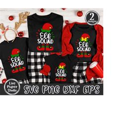 Elf SVG, Elf Squad SVG, Christmas SVG, Squad Svg, Elf Hat Png, Christmas Elf, Kids Christmas Shirt Design, Digital Downl