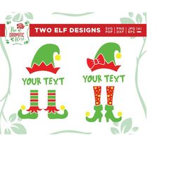 Elf Svg, Elf Monogram SVG, Elf split Svg, Popular Elf, Christmas Svg, Boys Elf svg, Girls Elf Svg, Instant Download, Des
