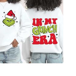 In My Grich Era Svg, Christma era svg Merry Gricmas svg, Retro Christmas png, Christmas Png, i the drama png - Grich PNG