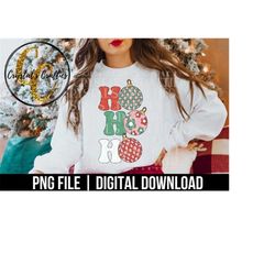 ho ho ho png, retro christmas tshirt design, christmas sublimation, christmas png, retro christmas png, christmas t shir