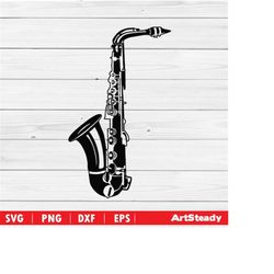 Saxophone svg files - graphic art music instrument svg instant digital downloads