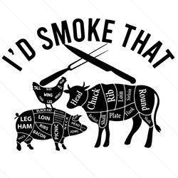 id smoke that meat cuts svg