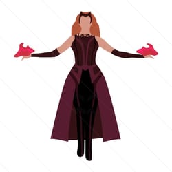 scarlet witch new costume svg png dxf wanda maximoff mcu marvel cut